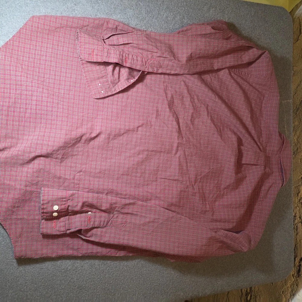 Vintage Polo Ralph Lauren Yarmouth Men's Long Sleeve Button Up Size 16 34/35 E1